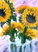 12 - Sunflowers - Acrylic - Bill Crouch.JPG